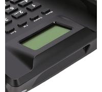 VBESTLIFE Téléphone de Bureau GSM, Téléphone Fixe sans Fil Double SIM avec écran 2,4 Pouces, Radio-réveil FM et Répertoire 500 pour Usage Domestique, Hôtelier et Professionnel