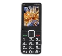 VBESTLIFE Téléphone Portable 2G Big Key, Téléphone GSM Double SIM débloqué pour Personnes âgées, écran 2,4 Pouces, Bluetooth, Radio FM, Lampe de Poche, Batterie 6800 MAh (Black)