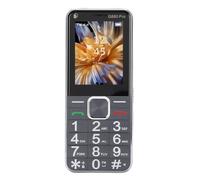 VBESTLIFE Téléphone Portable 2G Big Key, Téléphone GSM Double SIM débloqué pour Personnes âgées, écran 2,4 Pouces, Bluetooth, Radio FM, Lampe de Poche, Batterie 6800 MAh (Grey)
