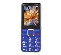 VBESTLIFE Téléphone Portable 2G Big Key, Téléphone GSM Double SIM débloqué pour Personnes âgées, écran 2,4 Pouces, Bluetooth, Radio FM, Lampe de Poche, Batterie 6800 MAh (Blue)