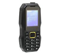 VBESTLIFE Téléphone Portable Robuste débloqué pour Personnes âgées, 2G, Gros Boutons, Double SIM, Batterie 5800 MAh, Lampe de Poche, MP3, Alarme (Black)