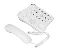 VBESTLIFE Téléphones à Gros Boutons pour Personnes âgées, Téléphones Fixes pour Personnes âgées, Téléphone Domestique à Gros Boutons pour Malvoyants, Sonnerie Forte