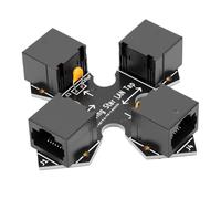 VBESTLIFE Throwing Star LAN Tap, Module de Capture de Paquets Réseau pour la Surveillance Ethernet, Robinet Passif avec Réseaux 10BASET 100BASETX