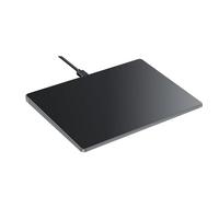 VBESTLIFE Trackpad USB Filaire, Grande Souris à pavé Tactile Mince en Alliage D'aluminium de 5,4 Pouces avec Prise en Charge Multi-gestes, pour Ordinateur de Bureau et Ordinateur Portable (Black)