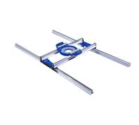 VBESTLIFE Traîneau de Routeur pour Aplatir les Dalles, Système de Réglage de la Hauteur de Précision à 3 Axes, Kit de Traîneau de Routeur, Rails Renforcés pour les Projets de Résine de