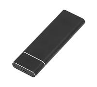 VBESTLIFE Transfert Haute Vitesse, Type C, Boîtier SSD M.2 NGFF, Alliage D'aluminium, USB3.1 Gen1 5 Gbps, USB3.1 Gen2 10 Gbps, pour 7, 10, iOS, Noir(Pas Un Disque Dur)