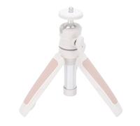 VBESTLIFE Trépied de Bureau, Mini Trépied à Tête Sphérique Rotative à 360° avec Trou de Vis de 1/4" et Interface D'extension, pour Appareil Photo sans Miroir pour Smartphone (White)