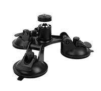 VBESTLIFE Triple Support à Ventouse pour ventouses avec rotule rotative à 360 ° pour pour, pour XiaoYi, pour Action Camera.