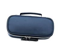 VBESTLIFE Trousse à Crayons Verrouillable pour étudiants du Secondaire, Pochette de Papeterie en Toile de Grande capacité, Serrure à Combinaison pour Un Rangement sécurisé de la Papeterie (Blue)