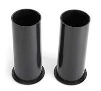 VBESTLIFE Tube inverseur de Haut-Parleur, Tube inverseur de Haut-Parleur de Caisson de Basses à Trou Ouvert de 5.91in 60mm pour Haut-parleurs de 6-10 Pouces - 2 pièces