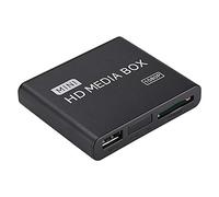 VBESTLIFE TV Box de Full HD, Mini Média Player 1080P Support Media Box, USB, Disque Dur Mobile, Carte SD, Disque Dur Mobile 2.5 etc(EU)