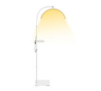 VBESTLIFE U Forme Half Moon Light, 36W Beauty Lamp 3200-5600K Température de Couleur Réglable avec Télécommande, pour Extensions de Cils Salon de Maquillage des Ongles (Prise UE)
