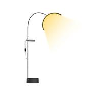 VBESTLIFE U Forme Half Moon Light, 36W Beauty Lamp 3200-5600K Température de Couleur Réglable avec Télécommande, pour Extensions de Cils Salon de Maquillage des Ongles (Prise UE)