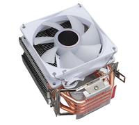 VBESTLIFE Ventilateur de Refroidissement de Processeur, 3 Broches, 4 Tuyaux en Cuivre, Ventilateur de Refroidissement de Processeur RVB de Remplacement pour 775 1150 1151 1155