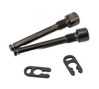 VBESTLIFE Vis de Fixation de Pince de Frein ¨¤ Disque D'huile de V¨¦lo, Vis de Fixation de Filetage de Frein D'¨¦trier de Disque en Alliage de Titane avec Circlip pour V¨¦Los de Montagne(Le Noir),