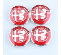 VBGPWAD 4 Pièces Capuchons Centraux Moyeu Voiture pour Alfa Romeo Giulia 159 147 156 Stelvio Giulietta Mito 60mm, Résistance Aux Températures Elevées l'abrasion Ainsi qu'une Forte Chocs,D