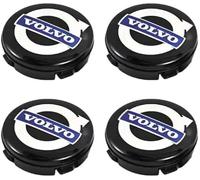 VBGPWAD 4 Pièces Capuchons Centraux Moyeu Voiture pour Volvo S60 III 2018 64mm, Résistance Aux Températures Elevées l'abrasion Ainsi qu'une Forte Chocs,C