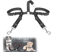 VBGURR Ceintures de sécurité pour Chien pour Voiture, Double Ceinture de sécurité pour Chien, Ceinture de sécurité élastique réglable pour Voyage, Usage Quotidien