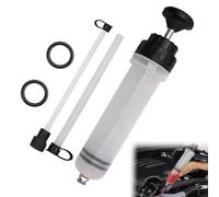 VBGURR Seringue à Huile 500ml, Seringue d’Aspiration avec Tuyaux et Joints de Rechange, Injecteur Extracteur Manuel pour Huile Moteur, Liquide de Frein, Huiles de Transmission (500cc)