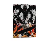 VBHEJRNE Poster décoratif sur toile de la série de bandes dessinées Asta Black Clover - 30 x 45 cm
