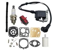 VBHGUYC De Rechange Interrupteur d'arrêt de Bobine d'allumage for tronçonneuse 266 268 272, kit de réparation de carburateur de Ligne de Filtre à Carburant, pièce de Rechange