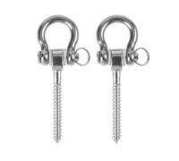 VBK 2 Crochets Balançoire avec Roulement, Accroche Hamac Acier INOX 304 | Crochets en acier inox 304, roulement à billes intégré, charge lourde, pour balançoire, hamac, siège suspendu et sac de boxe