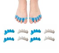VBK 4 Paires Séparateur d’Orteils, Ecarteur Orteil Silicone en Gel Souple, Separateur Orteil Usage Barefoot, Toe Separator Pour Femmes et Hommes