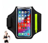 VBK Brassard Telephone Sport, Pochette Telephone Course a Pied pour Ecouteurs, Bras Telephone avec écran Tactile Jusqu'à 6.7" pour Jogging Running Cyclisme Randonnée
