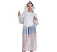VBKITW Poncho Imperméable, 1 Pièces Poncho Pluie Réutilisable Cape de Pluie en EVA, Impermeable Homme Poncho de Pluie Femme pour Les Festival Camping Randonnée