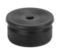 VBLKUYDPR Base d'adaptateur de lampe de camping, filetage 1/4", base de douille d'ampoule portable en métal pour BAREBONES, construction en laiton avec interface de filetage standard, (Noire)