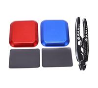 VBLKUYDPR RC Shock Absorber Clamp, Universal Aluminum Alloy Pliers for 1/8 1/10 1/12 RC Car Crawler, Multi Function Shock Shaft and Ball End Removal Tool with Magnetic Screw Tray for Traxxas (Argent)