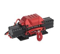 VBLKUYDPR Treuil pour Voiture RC, treuil RC à Double Moteur avec boîtier en Alliage d’Aluminium, Force de Traction de 10 kg, Compatible avec Traxxas, HSP, SCX10, D90 - (Noire)