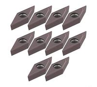 VBMT331 VBMT160404-HQ VP15TF Lot de 10 inserts de tournage en carbure indexable avec revêtement multicouche pour usinage de l'acier, de l'acier allié et de la fonte