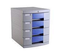 VBNCUUIOPO Armoire à tiroirs de classement 4 couches avec serrure Armoire de classement de bureau Armoire de finition Armoire de données Armoire de rangement (couleur : blanc, dimensions : 36,6 x 38,2