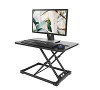 VBNCUUIOPO Bureau d'ordinateur de jeu simple réglable en hauteur, support assis, bureau à double usage, support pliable pour ordinateur portable, support de moniteur (couleur : noir, taille : 65 x 47