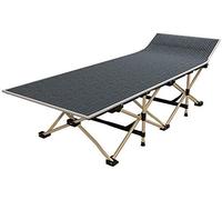 VBNCUUIOPO Lit Pliable Portable Éclairé Pliant Simple Pause Déjeuner Bureau intérieur Balcon Patio Jardin Plage Meubles de Bureau à Domicile en Plein air (Couleur : Bleu Taille : 190X6