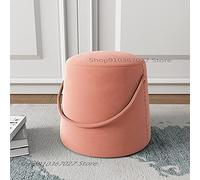 VBNCUUIOPO Petit tabouret portable nordique en filet rouge tabouret de canapé en tissu tabouret à chaussures tabouret à langer repose-pieds (couleur : 5) (2)