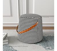 VBNCUUIOPO Petit tabouret portable nordique en filet rouge tabouret de canapé en tissu tabouret à chaussures tabouret à langer repose-pieds (couleur : 5) (1)