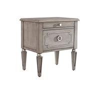 VBNCUUIOPO Table de chevet rétro légère double rangement chambre à coucher armoire d'angle de rangement pour salon, chambre à coucher, bureau 56 x 39,8 x 60 cm