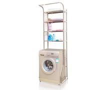 VBNCUUIOPO Table de rangement pour salle de bain - Étagère de rangement pour salle de bain au-dessus des toilettes - 4 étagères - Organiseur de salle de bain - Économie d'espace sur les toilettes
