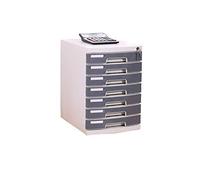 VBNCUUIOPO Tiroir Trier Bureau Armoire de Nettoyage Tiroir Fermé Armoire de Données Cabinet Journal Racks Papeterie Cas Bureau Cabinet Multi-Couches Gris (Size : 6-Couches)
