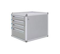 VBNCUUIOPO Trieurs de tiroirs de table de bureau tiroir de bureau grand 5 couches verrouillables en alliage d'aluminium porte-journaux de données (taille : 32,6 cm, 35,6 cm, 35,6 cm, 40,6 cm) (taille