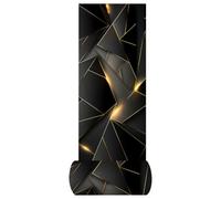 VBNEXYR Papier Peint Autocollant Papier Peint Géométrique 3D À Motif Losanges 45cm×300cm Idéal pour La Rénovation des Murs D'Une Chambre Ou D'Une Salle de Sport Noir