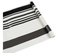 VBNEXYR Papier Peint Autocollant Papier Peint Minimaliste À Fines Rayures Noires Et Blanches 45cm×500cm Idéal pour La Décoration Et La Rénovation des Murs D'Un Salon Ou D'Une Chambre