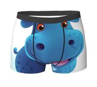 VBNTY Boxer hippopotame pour homme respirant et extensible évacuant l'humidité, Noir , M