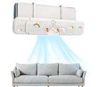 Vbnuyhim Déflecteur d'air réglable | Déflecteur d'air avec impression dessin animé - Pare-vent pour climatiseur, déflecteur, aération, déflecteurs télescopiques anti-vent, anti-soufflage direct
