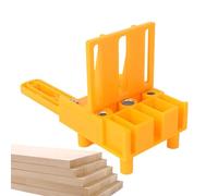 Vbnuyhim Guide de perçage pour trous droits - Ensemble de guides de gabarit de cheville pour le travail du bois - Guide d'outils de travail du bois pour projets de travail du bois, armoires, meubles