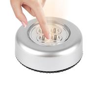 Vbnuyhim Lumières poussoirs à coller pour placard, lumières à boutons collants,Lampe tactile Stick Tap | Veilleuse LED, lampe de placard, veilleuse sans fil, éclairage à économie d'énergie pour