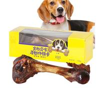 Vbnuyhim Os de moelle de chien - Os portable et résistant pour chien | Jouets agressifs pour chiens, friandises naturelles pour chiens de grande race pour mâcheurs agressifs