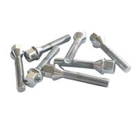 VBNYBA Jeu Boulons Roue 7 Pièces 63mm Vis De Roue M14x1.5 Boulons De Cosse Longueur Totale 88mm Cône Siège Roue Moyeu Pneu Vis Boulon Modification